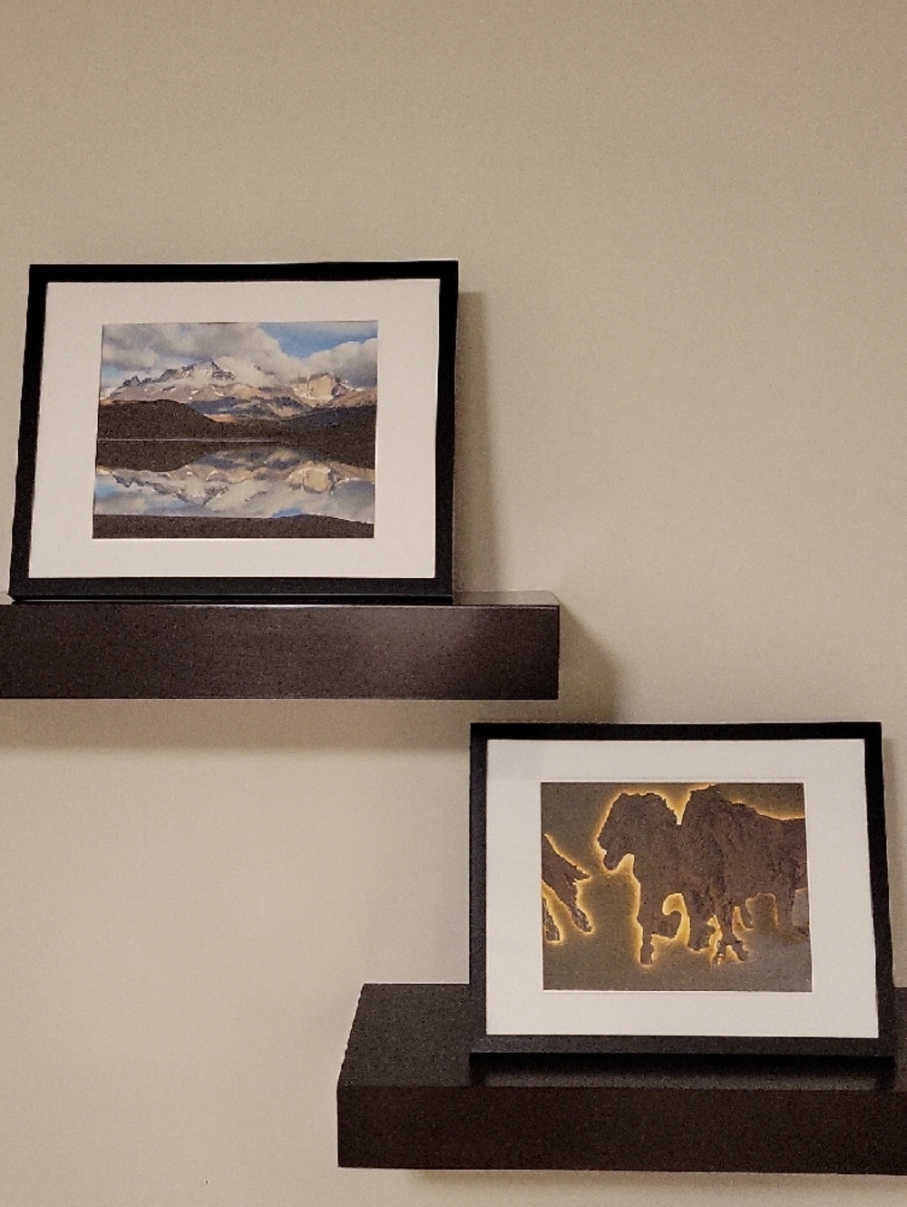 Set Of 2 Framed 14"×11" Photography Prints Wall Art Home Decor